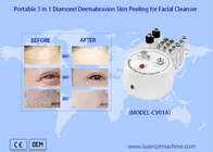 De draagbare Schoonmakende Machine van 3in1 Diamond Dermabrasion Skin Peeling Facial