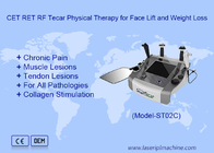 Draagbare 448KHz CET RET RF pijnstiller TECAR Therapy Machine voor huidverstrengeling