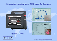 Anti-cellulitis 980 1470 Fiber Diode Laser Vasculaire Verwijderings Liposuctie Machine
