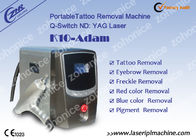 1064nm/532nm de Verwijderingsmachine van de Lasertatoegering Draagbaar met Afneembaar Handvat