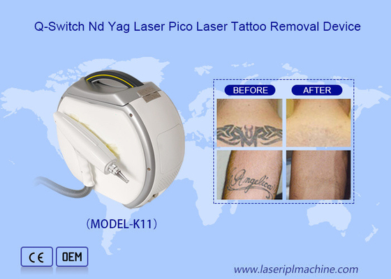 1064nm Nd Yag laser machine voor koolstoflaser peeling tatoeage verwijdering