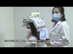 660nm diode haargroei machine lasertherapie machine HR208 1 jaar garantie