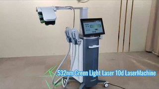 532 Nm Groen Licht Laser Rood Licht 10d Laser Vetreductie Ems Abdominale Machine