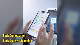 AI Intelligente Fat Health Assessment Body Scanner Lichaamssamenstelling Analyzer Machine