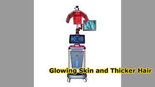 7 kleuren LED-therapiemachine voor huid- en haargroei