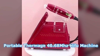 Draagbare Thermage 40,68 MHz Hifu-schoonheidsmachine