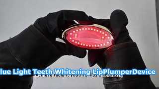 Mini LED Fotonentherapie Rood Blauw Licht Tanden Whitening Anti Lip Rimpels Lip Voller Apparaat