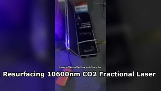 60W huid die vaginale aanscherping RF-buis 10600nm fractionele Co2-lasermachine weer opduikt
