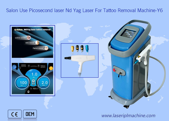 Permanente laser tatoeage verwijdering apparatuur Geburtsmerkteken ooglijn verwijdering machine