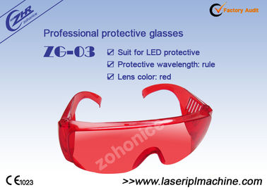 Rode 400nm laser veiligheidsbrillen voor Led koel licht tanden whitening machine