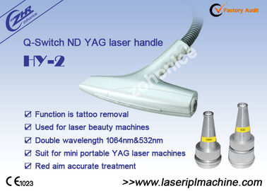 Nd Yag Laser Handle Hy 2 voor Tattll verwijdering met dubbele golflengte