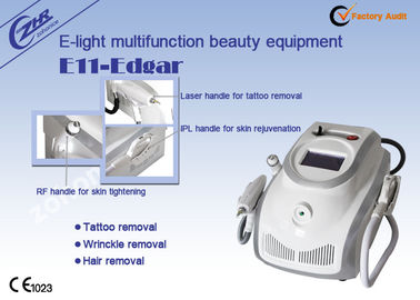 Winding Cooling E Light IPL RF Machine voor het verwijderen van kleurtattoo vlekken