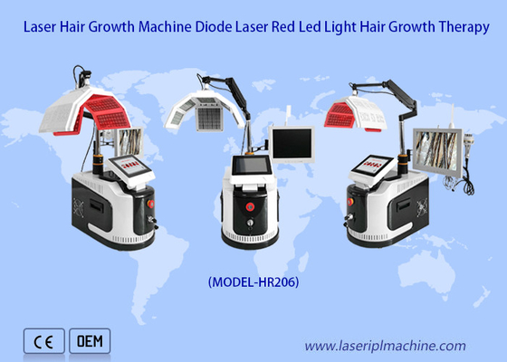 650 Nm Diode Laser Hair Growth Machine Low Level Hair Therapy Analyzer
