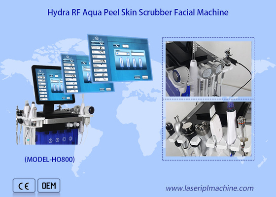 Verticale Hydro 14 in 1 Microcurrent Peeling Gezichtsverzorging Dermabrasie Apparaat