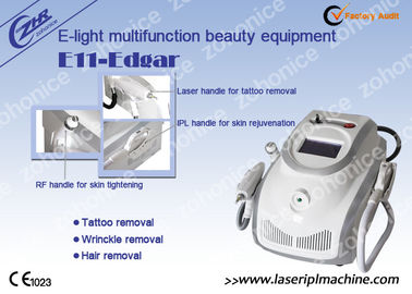 Draagbare Elight IPL RF gladde rimpels schoonheidsmachine met 4 filters Handle