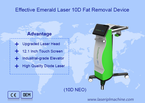 Vet de Verwijderings10d Liposuction Apparaat van 532nm 635nm Emerald Laser Weight Loss Effective