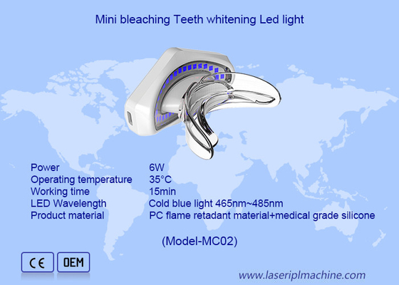Mini-LED-lichtwitterend draadloos tandenwitterend LED-apparaat