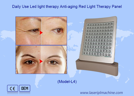 Rood licht huidtherapie geleid gezichtsverzorging ploeg rimpels verwijdering met stand