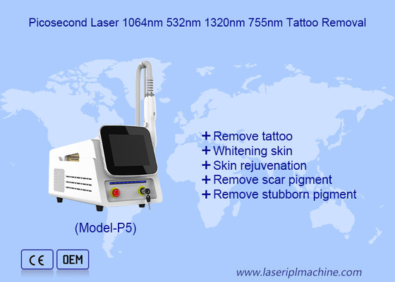 Picosecond Nd Yag Laser Machine voor het verwijderen van sproeten