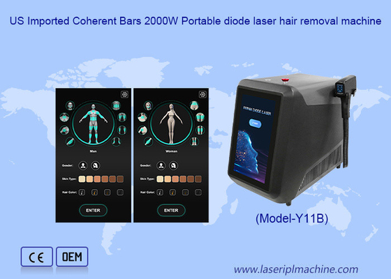 4 golflengte koude laser 1-10HZ diode laser full body hair removal schoonheidsmachine