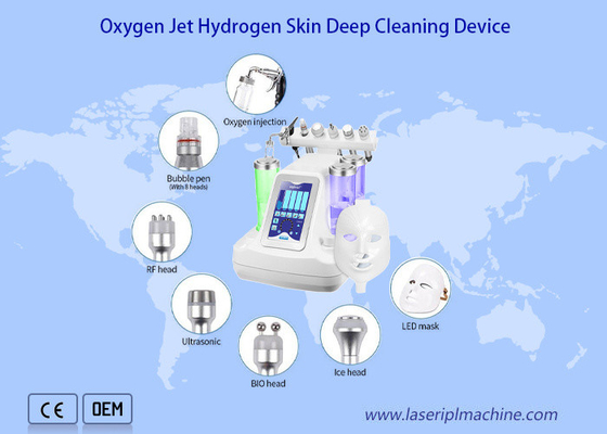 Van het de Stijl Hydrowater van Korea de Schilmachine van Dermabrasion voor het Gezichtshuid Schoonmaken