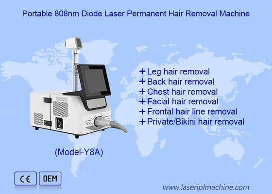 Desktop 808nm 810nm Diode Laser Machine Huid whitening lichaamshaar verwijdering