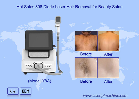 Effectieve 1200W-1600W haarverwijderende epilator 808nm diode laser machine
