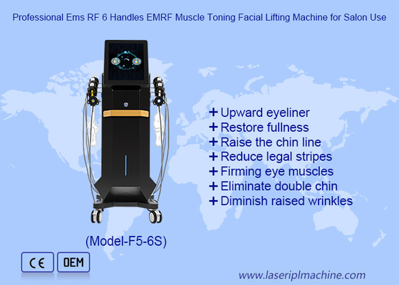 6 IN 1 Elektromagnetische stimulatie EMS RF gezichtssculptuur EMRF-machine