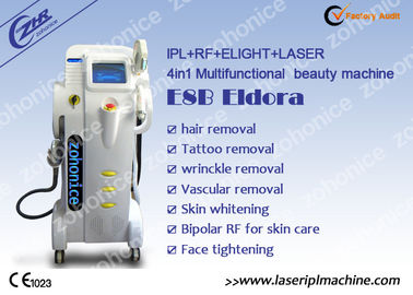 1Hz - 5HZ Verticaal 3 IN e-Lichte 1 + IPL + van Nd YAG de machine van de haarverwijdering voor schoonheidssalon