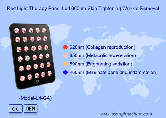660nm 850nm Led Therapie Huid Verlichting Acne Behandeling Rood licht Panel
