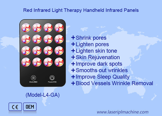Huishoudelijk gebruik Donkere cirkel verwijdering Anti-aging 620nm LED rood licht therapie paneel