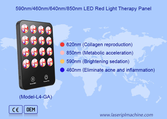 Huishoudelijk gebruik Donkere cirkel verwijdering Anti-aging 620nm LED rood licht therapie paneel