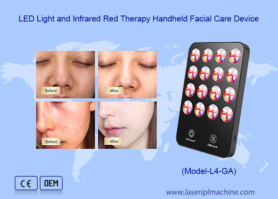 Handheld infrarood rood therapie gezichtsverzorging huid whitening LED licht apparaat