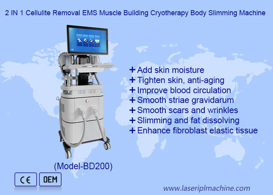 EMS RF spieropbouw 40k cavitatie 360 cryotherapie vetvriezer