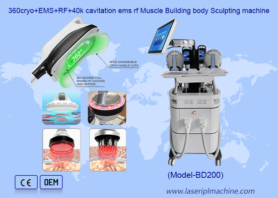 2 in 1 cellulitisverwijdering EMS spieropbouw cryotherapie lichaamsslankmachine