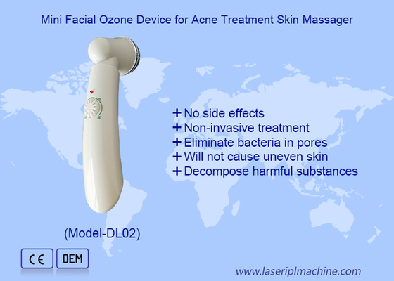 Huisgebruik Mini Gezicht Ozon Apparaat voor Acne Behandeling Huidmassageur