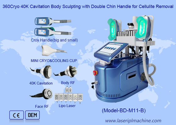 360 Cryo Vacuum Rf Lipo Laser 6 In 1 Vet Bevriezing Gewichtsverlies Lichaamsverminderingsmachine