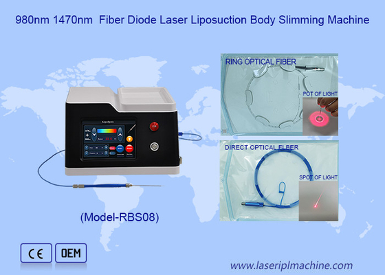 1470nm 980nm Diode Laser Hemorroïden Behandeling Liposuctie Lichaamsslankmachine