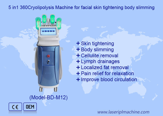 9Handles Double Chin Removal RF 40K Cavitatie Lipo Laser Cryolipolyse Machine