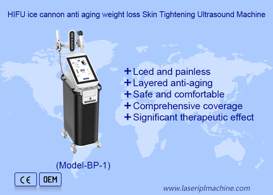 HIFU Rimpelverwijdering V Lijn Ice Cryo Ultrasound Huidverjongingsmachine