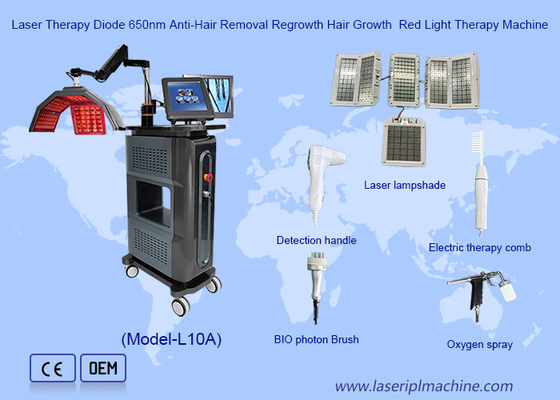 Lasertherapie Rood Licht Therapie Machine Diode 650nm Anti Hair Removal Hergroei Haar Groei
