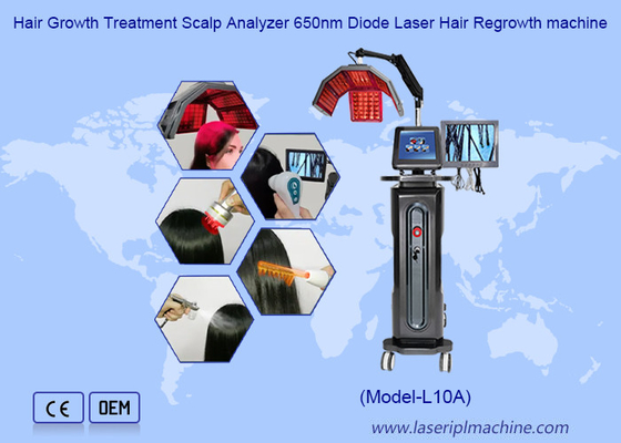 Lasertherapie Rood Licht Therapie Machine Diode 650nm Anti Hair Removal Hergroei Haar Groei