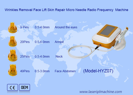 Rimpelverwijdering Microneedlebehandeling Gezichtsverlichting Huidreparatie Radiofrequentie machine