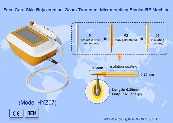 Rimpelverwijdering Microneedlebehandeling Gezichtsverlichting Huidreparatie Radiofrequentie machine