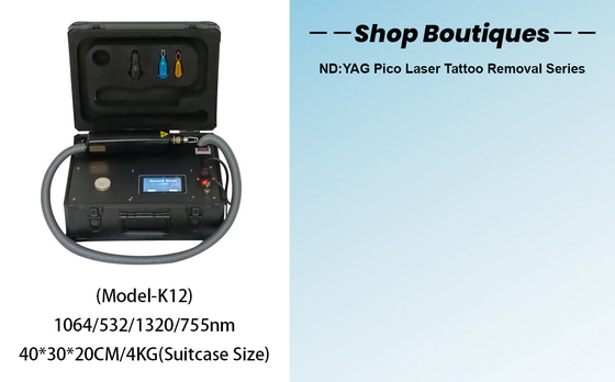 Q Switch Nd Yag Laser Machine voor Carbon Peeling Freckle Removal Tatoeage verwijdering