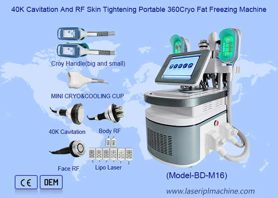 40K cavitatie en RF huid strenger draagbare 360Cryo vetvriezer