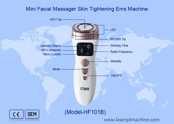 Huisgebruik Mini Gezichtslifting Anti-aging Huidversterker Ems HIFU Machine