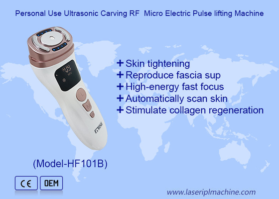 Persoonlijk gebruik Ultrasone Carving RF Micro Electric Pulse Lifting Machine