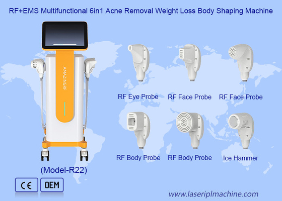 RF EMS Multifunctionele 6in1 Acne Removal Weight Loss Body Shaping Machine