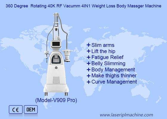 360 graden draaiende 40K RF Vacumm 4 in 1 Gewichtsverlies Body Massager Machine